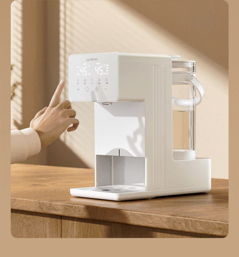 Quantitative Water Dispensing Baby Milk Maker Thermostatic Kettle Fully Automatic Water Supply Infant Milk Warmer Temperature Control Milk Mixer 26