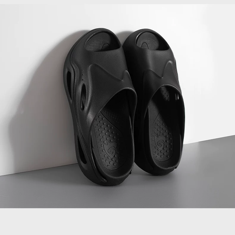Gouge Jingyun Arch Support Slippers Flatfoot Correction Unisex Sports Casual Outdoor Slippers Black 41-42 6