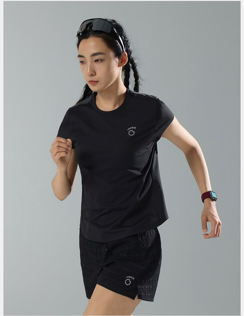 Macondo Night Running Short Sleeve T-Shirt Marathon Sports Running Moisture-Wicking Quick-Dry Short Tee Unisex Champagne White Women 2XL 13