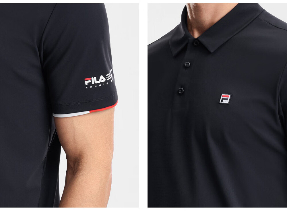 FILA Men's Short Sleeve Grand Slam Polo Shirt 2026 Summer New Tennis Sports Cooling Top 9