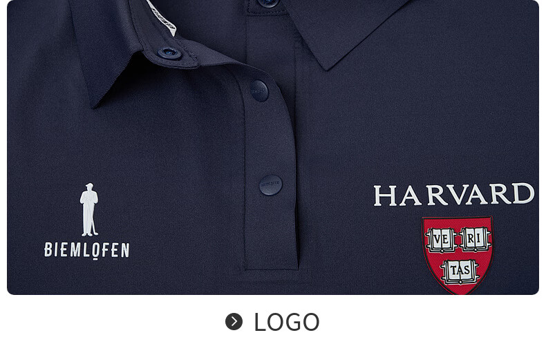 Biyinlefen Golf [Harvard Collaboration] 2025 Spring/Summer New Women's Vintage Collegiate Casual Sports High-End Polo Shirt 16