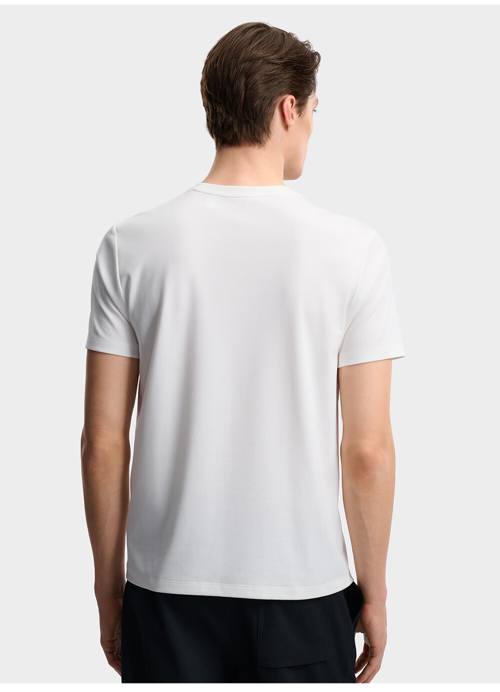 FILA Official Men's Knitted Short Sleeve Shirt 2026 Summer New Basic Casual Simple Commuter T-Shirt 11