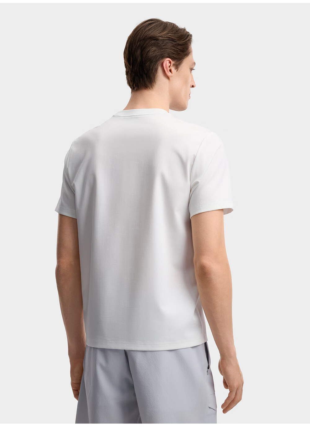 FILA Official Men's Knitted Short Sleeve Shirt 2026 Summer New Simple Casual Basic Versatile T-Shirt 11