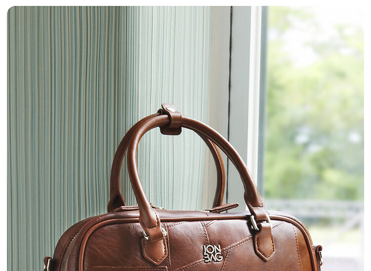 Jane Bage Vintage Patchwork Small Boston Bag Casual Shoulder Crossbody Bag for Women High-End Handbag Gift for Girlfriend 520 3