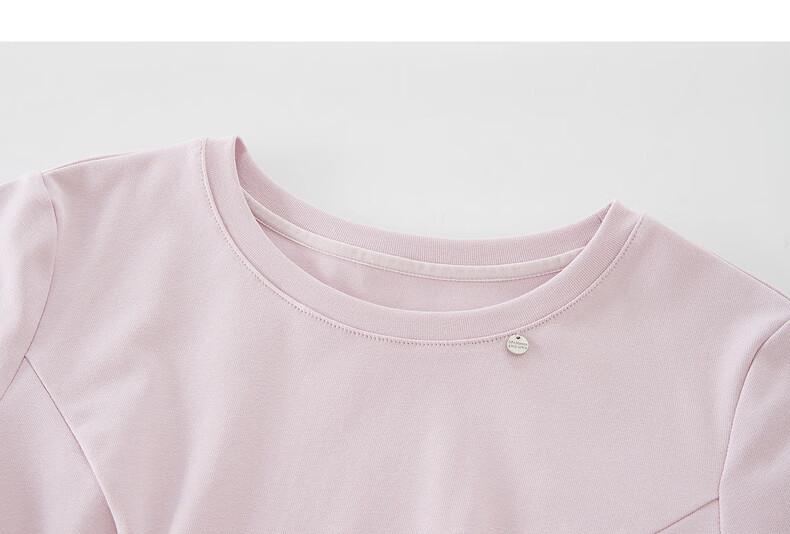 Sllsky Beautiful Pink Purple Short Sleeve T-Shirt Women Summer Round Neck Ruffle Hem Short Shoulder Crop Top 21