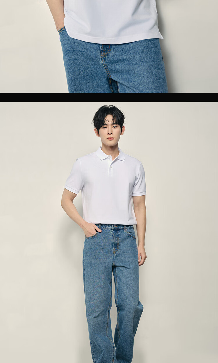 Giordano 2026 Summer Solid Color Polo Shirt Short Sleeve Men 01016503 Korean Style 17