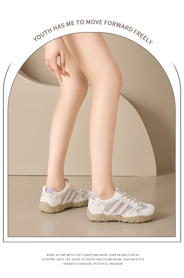 La Chapelle Women's Mesh Sneakers Casual Versatile Soft Sole White Shoes Silver Color Size 36 13