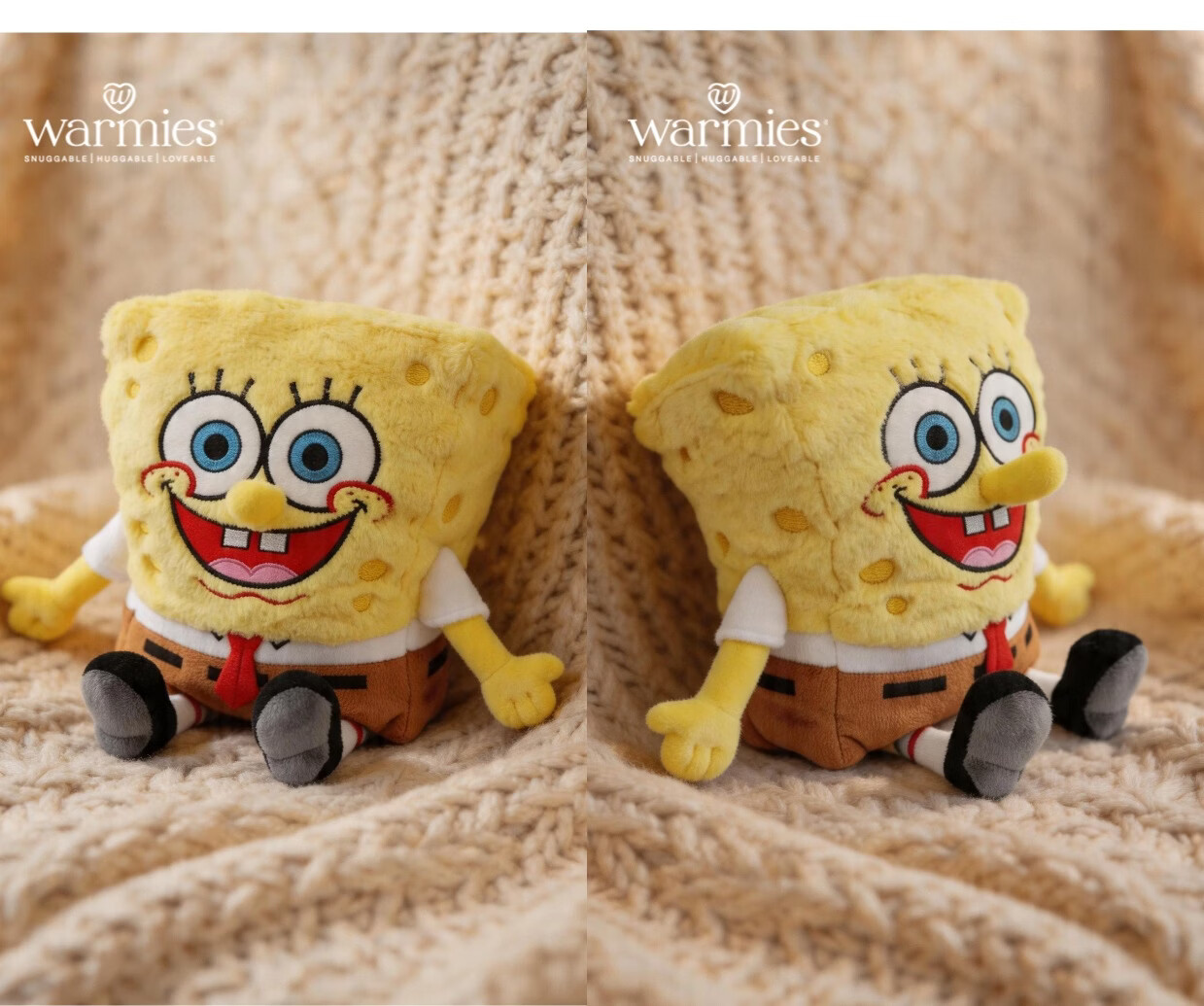 AiWarmies SpongeBob Plush Doll Birthday Gift Heated Frozen Lavender Children's Day Gift for Girls 2