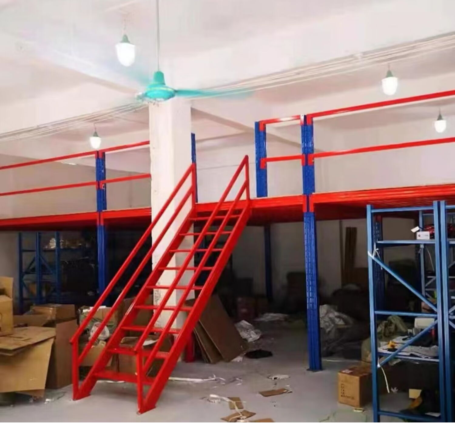 阁楼平台式货架全国搭建定制钢结构仓库仓储家用二层大型重型组装