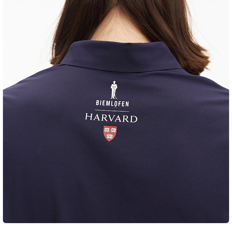 Biyinlefen Golf [Harvard Collaboration] 2025 Spring/Summer New Women's Vintage Collegiate Casual Sports High-End Polo Shirt 11
