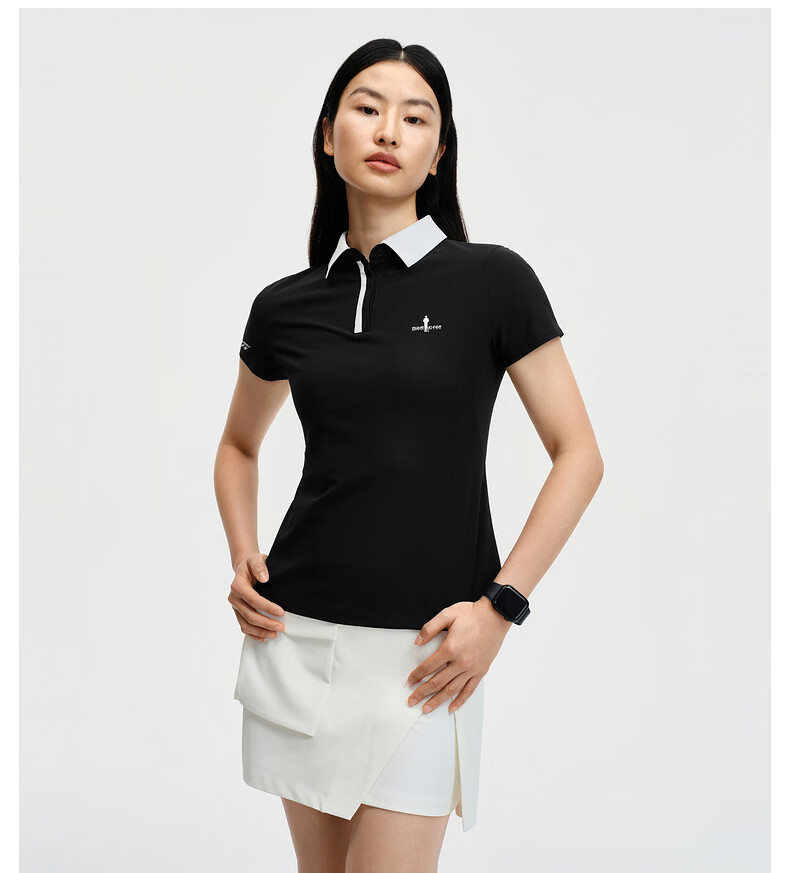 Biyinlefen [Sun Protection Quick-Dry Fabric] 2026 Spring Summer New Women's Casual Commuter Outdoor Cooling Short Sleeve Polo Shirt 5