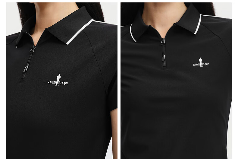 Biyinlefen [Sun Protection Quick-Dry Fabric] 2026 Spring Summer New Women's Casual Commuter Outdoor Polo Shirt with Turn-Down Collar and Short Sleeves 13