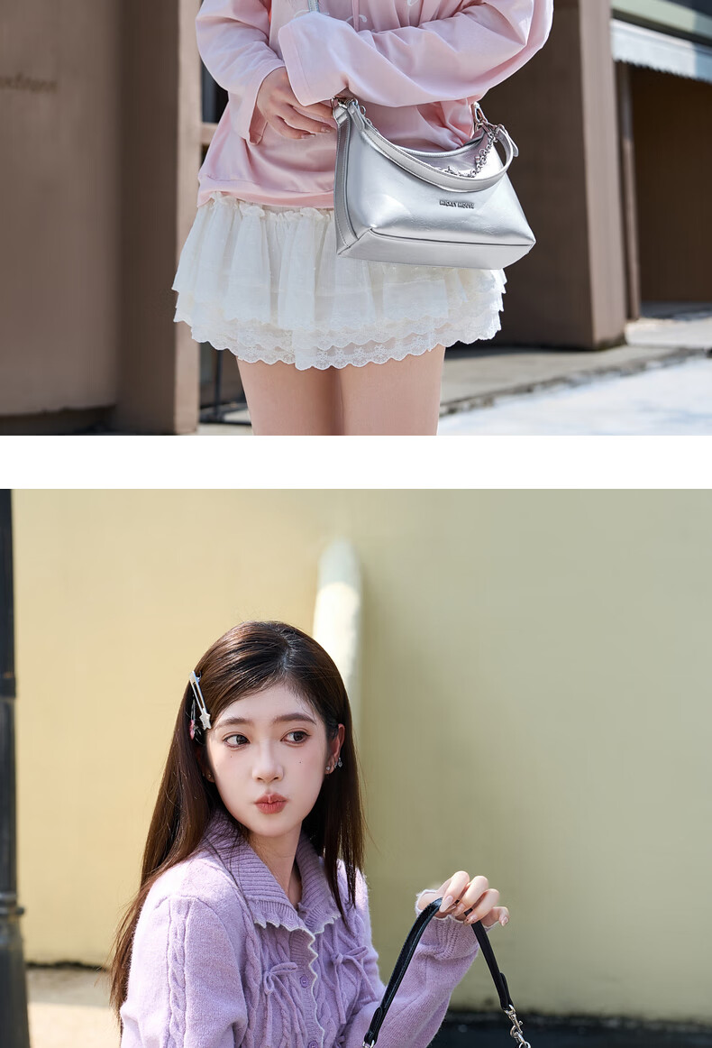 Disney Crossbody Underarm Commuter Bag Women's New Luxury Small Niche New Year Gift Versatile Small Bag 10