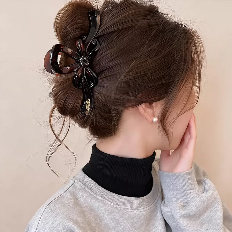 Idair Premium Bow Hair Clip Large Hair Claw Shark Clip Hair Accessory for Women 2026 New Style 6
