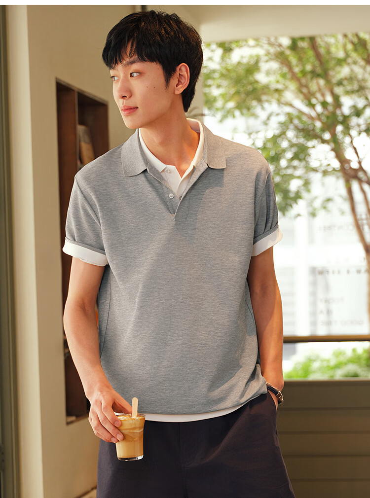Semir Men's Polo Shirt Moisture-Wicking Quick-Dry Cooling T-Shirt Commuter Short Sleeve Summer 109326115101 17