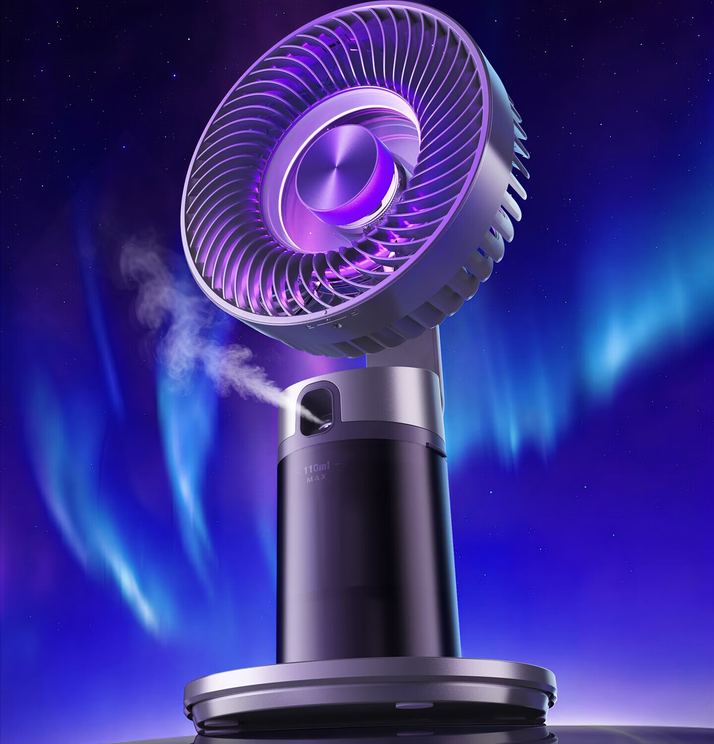 Puppy Cool Mist Pro Silent Desktop Fan Oscillating Table Fan Long Battery Life Office Bedroom Gaming Desk Fan 2
