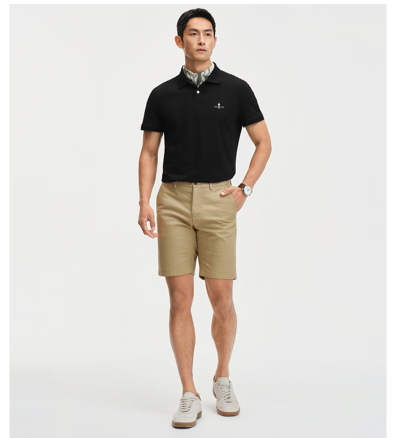 Biyinlefen [Ice Oxygen Bar] 2026 Spring Summer New Men's Casual Multi-Color Antibacterial Cooling Stretch Short Sleeve Polo Shirt T-Shirt 8