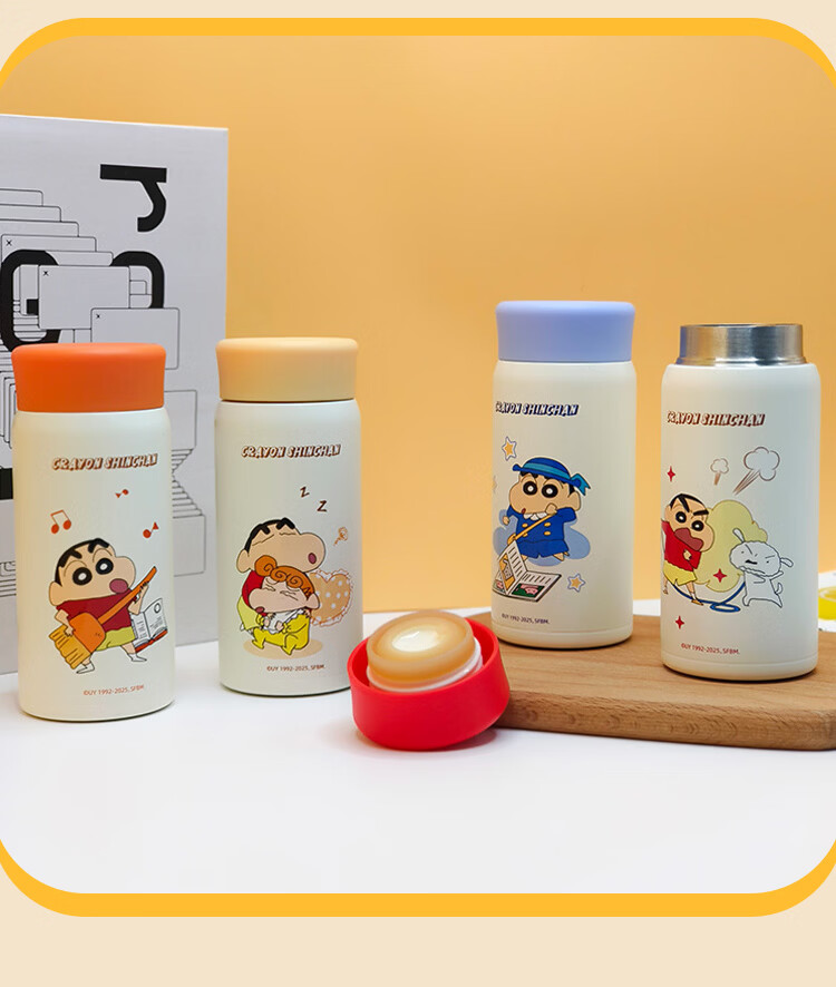Crayon Shin-chan Insulated Water Bottle for Women 2026 New High-Value Pocket Cup Student School Portable Cup 9