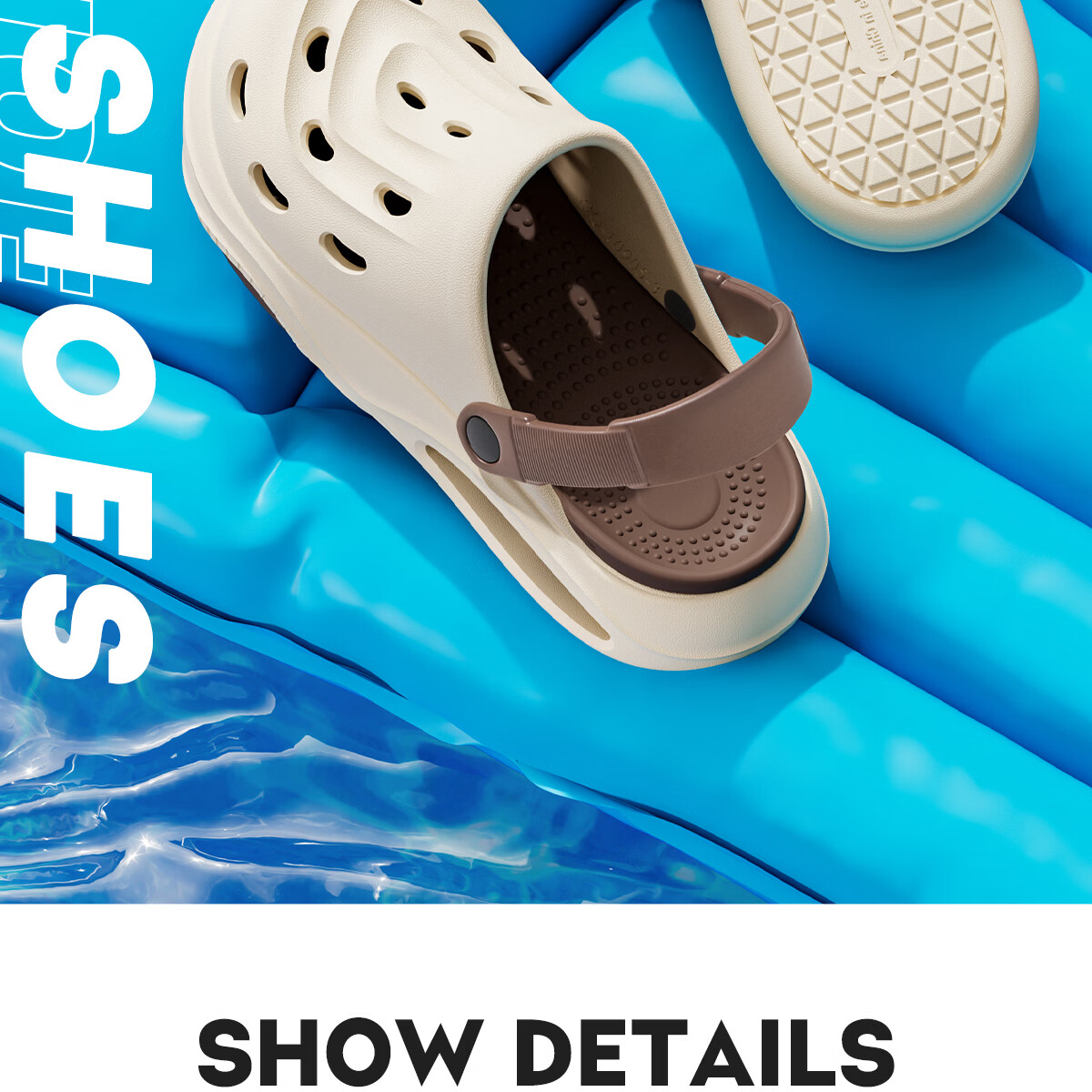 Grace Men's Summer Outdoor Beach Driving Thick-Soled Non-Slip Odor-Resistant Sandals Sandal Slippers for Men 5