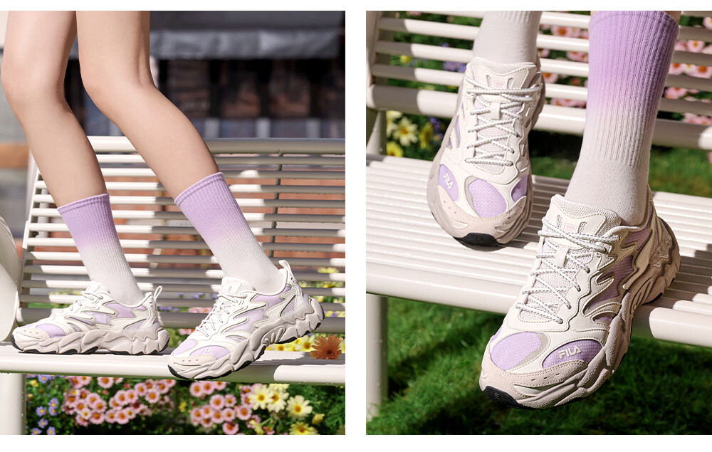 FILA Fern 3rd Generation Women's Breathable Dad Sneakers 2026 Summer New Casual Sports Shoes 24