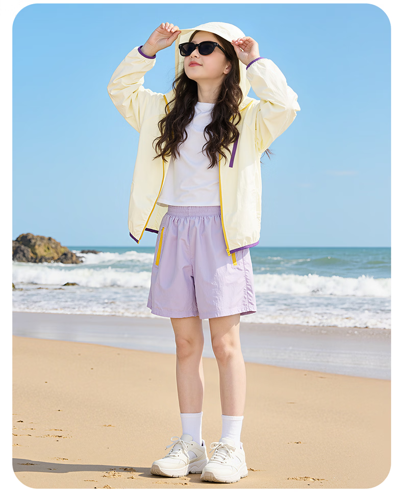 Disney Kids Sun Protection Jacket Summer Cooling UPF50+ Boys Loose Fit Versatile Girls Sun Protection Coat Summer Wear 14