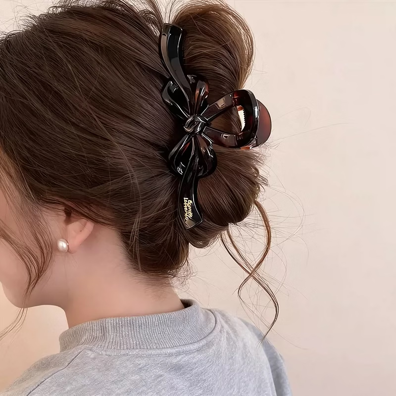 Idair Premium Bow Hair Clip Large Hair Claw Shark Clip Hair Accessory for Women 2026 New Style 3