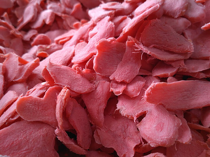 湖南特产乡里盐姜手工自制红姜片五味姜盐姜甜咸辣