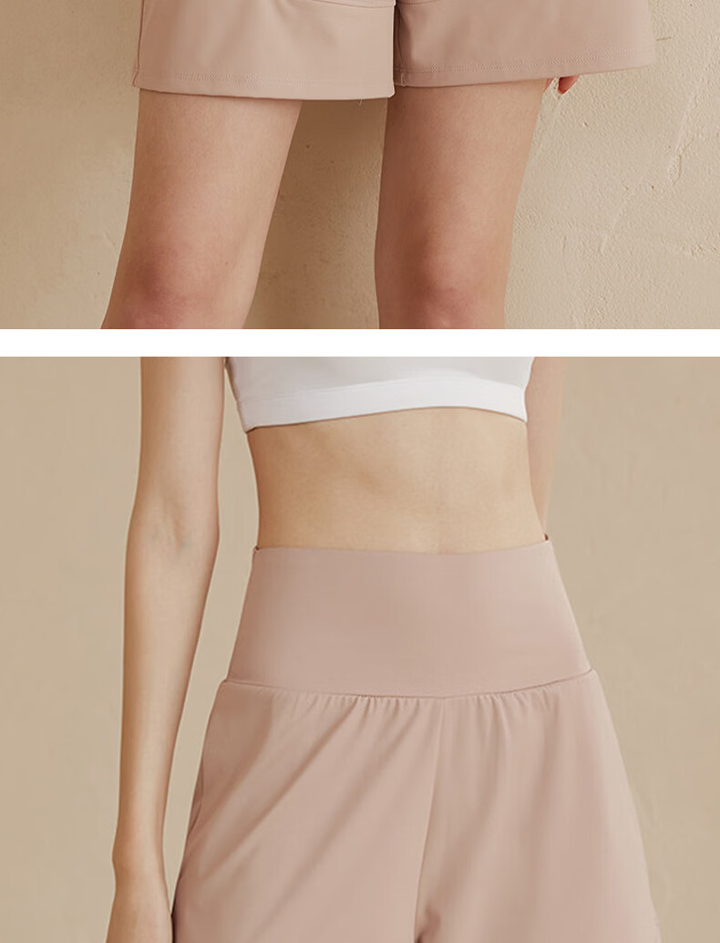 Women's High-Waist Slimming Loose Fit Five-Point Sports Shorts for Pilates Running Fitness Yoga Quick-Dry Summer Training Wear 10