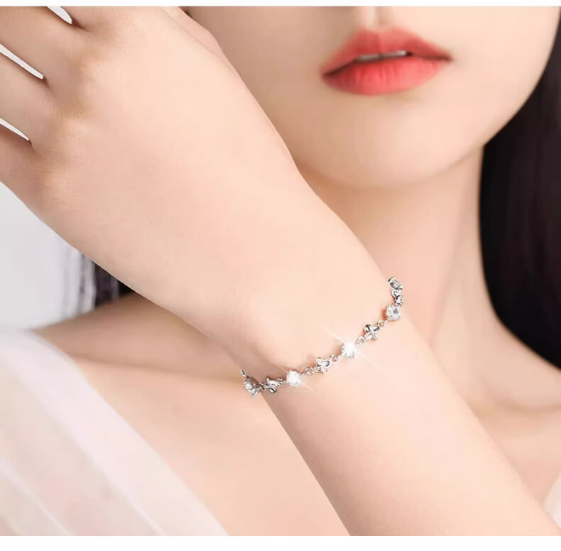 Kefuni Lucky Four-Leaf Clover Bracelet for Women 2026 New Niche Light Luxury High-End Birthday Qixi Festival Gift for Girlfriend 16
