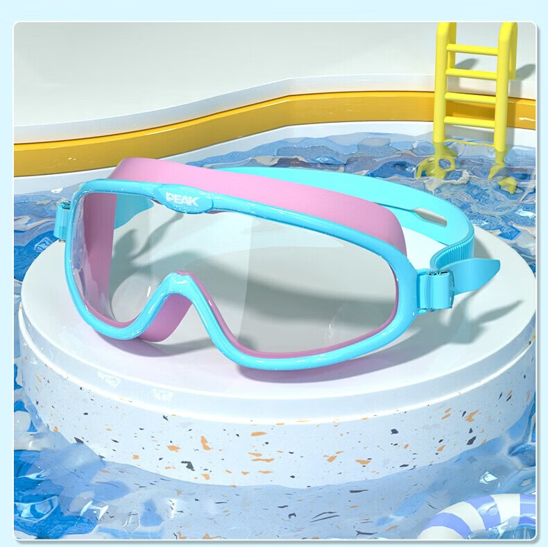 Peak Kids Swimming Goggles Large Frame HD Waterproof Anti-Fog Boys Girls Professional Swim Training Protective Eyewear 15