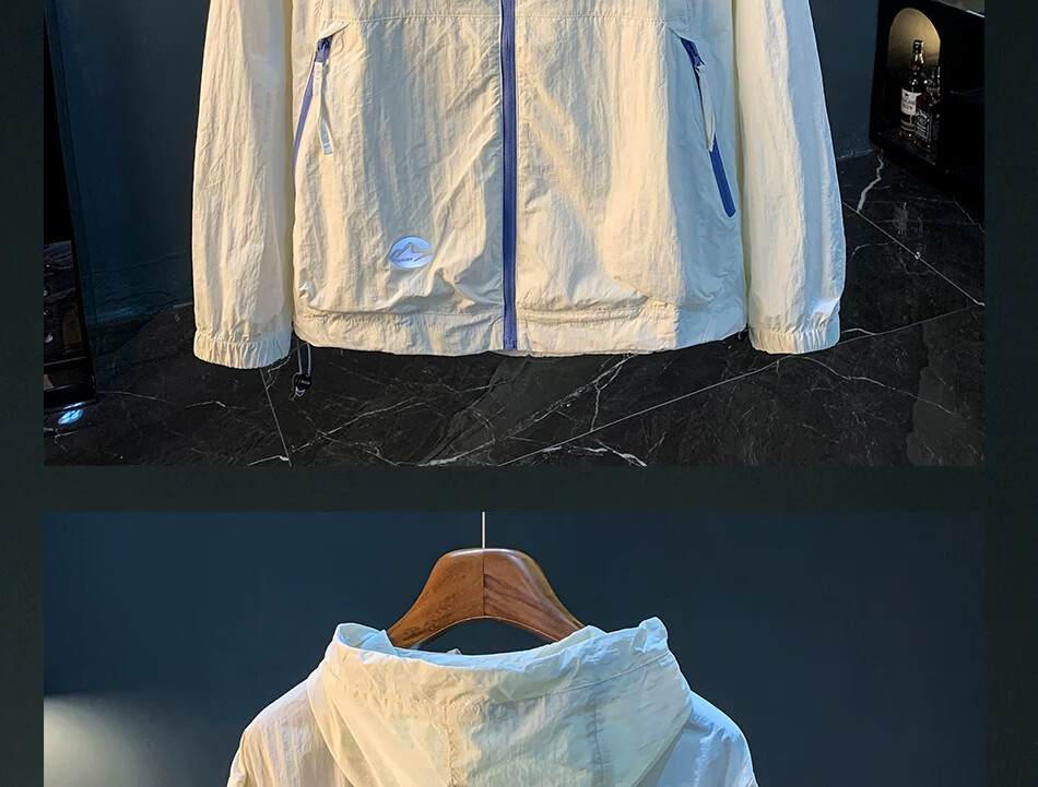 PLAYBOY Unisex Summer 2026 New Ice Silk Ultra-Thin Three-Protection Outdoor Casual Breathable Plus Size Sun Protection Jacket 6