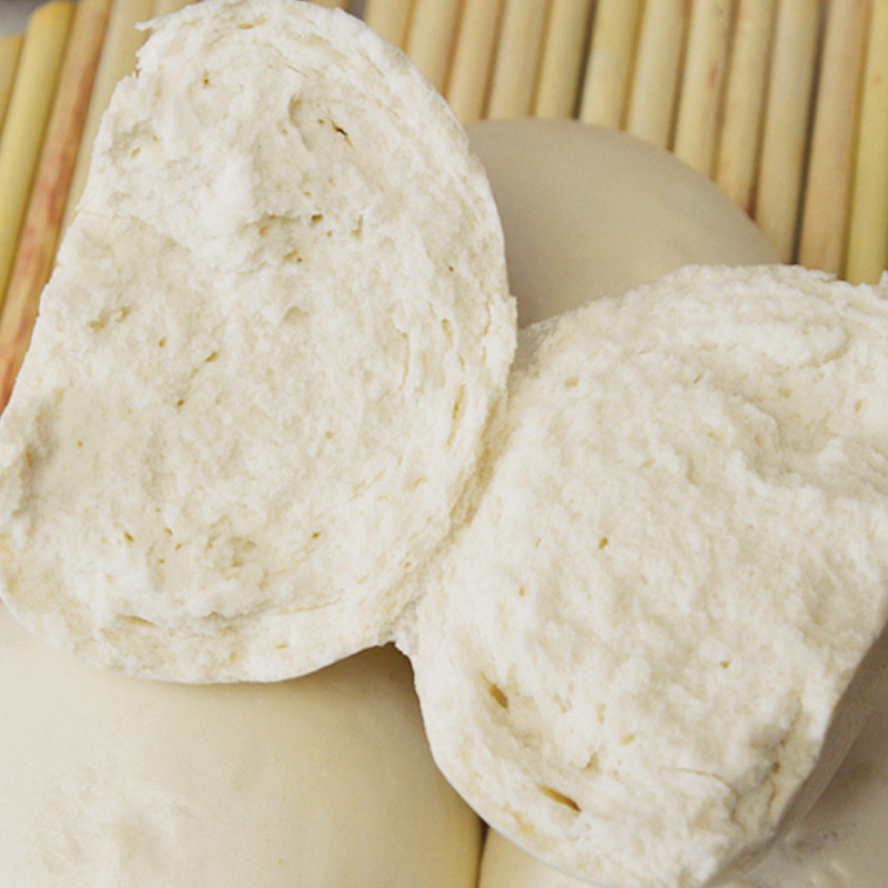 山东纯手工老面四个装馒头农家特产北方面食无添加包子馍馍呛面馍