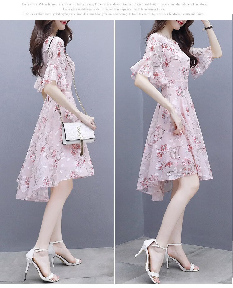 La Chapelle Women's Premium Chiffon Dress | Petite Exclusive | Elegant Beach Dress Versatile Design 13
