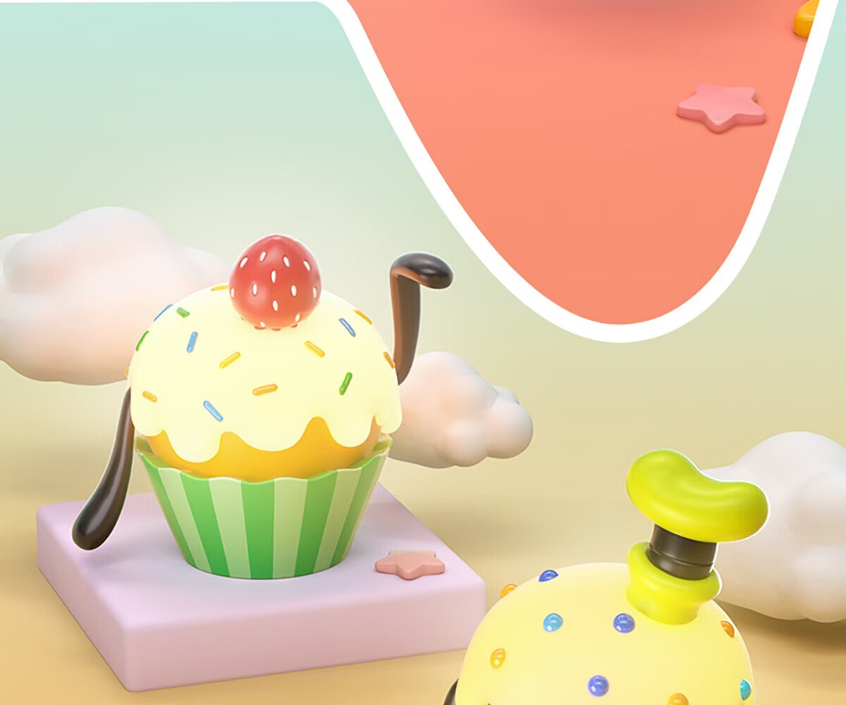 Disney SUNDAYHOME Donald Duck Daisy Cake Light-Up Figurine Desktop Decoration Birthday Gift Couple Gift 8