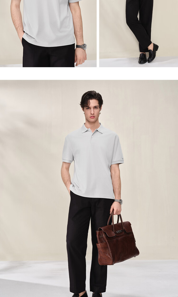 Giordano G+ 2026 Summer New Black Technology Cooling Embroidered Loose Fit Polo Shirt Men 01016461 18