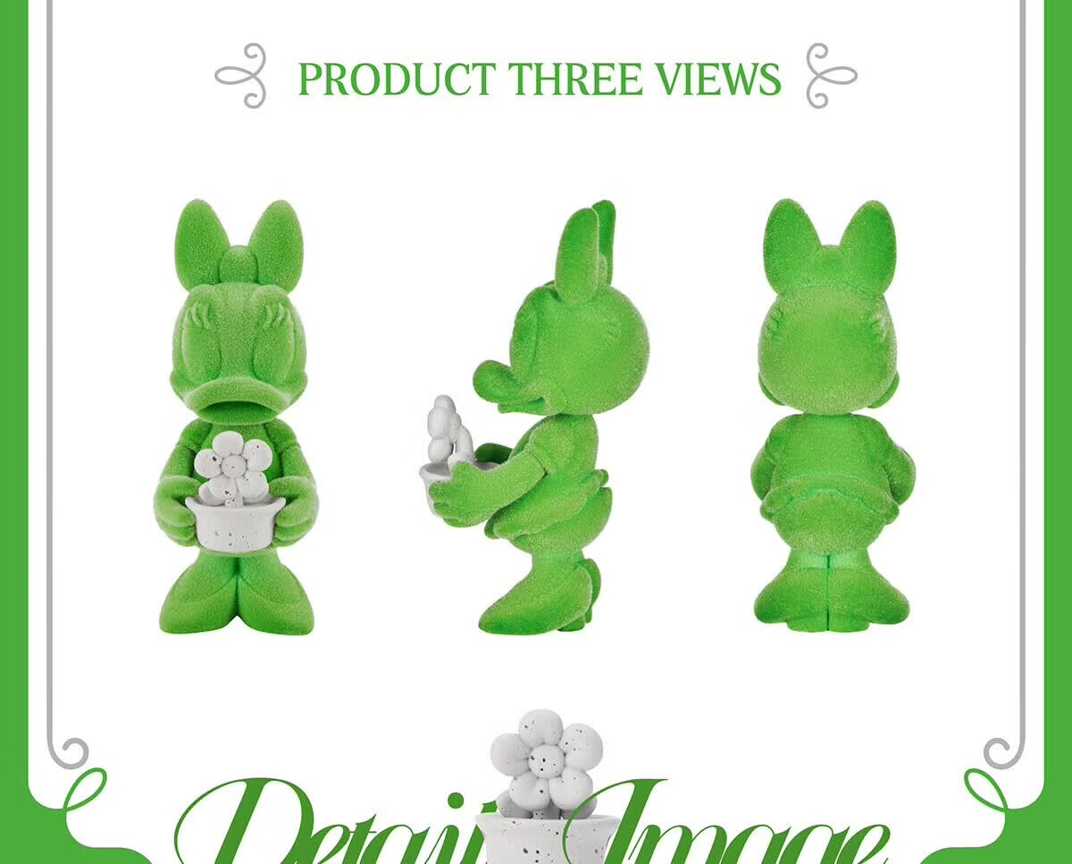 Disney SUNDAYHOME Gardener Daisy Scented Flocked Figurine Diffuser Stone Desktop Ornament Birthday Gift Graduation Gift 6