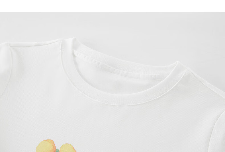 Sllsky Korean Style Floral Print Short Sleeve T-Shirt for Women 2026 Summer New Versatile Youthful Cropped Top 22