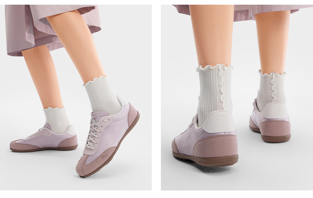 FILA Official Han So-hee Style Water Dance Shoes 1S Women's German Training Shoes 2026 Thin Sole Casual Sports Shoes 29