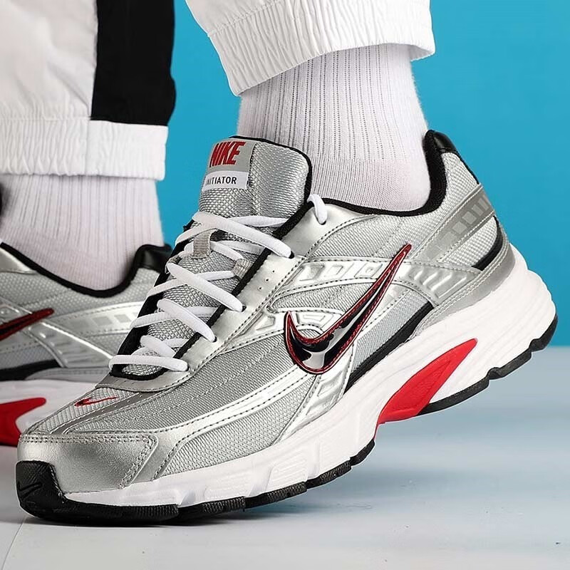 nike initiator耐克男鞋老爹鞋复古休闲白蓝运动鞋394055-101 394055