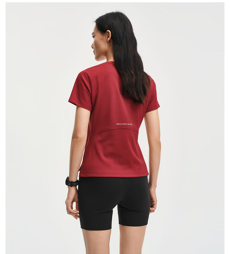 Biyinlefen [Ultra Light T] 2026 Spring Summer New Women's Casual Outdoor Commuting Lightweight Sun Protection Quick-Dry Short Sleeve Crew Neck T-Shirt 7