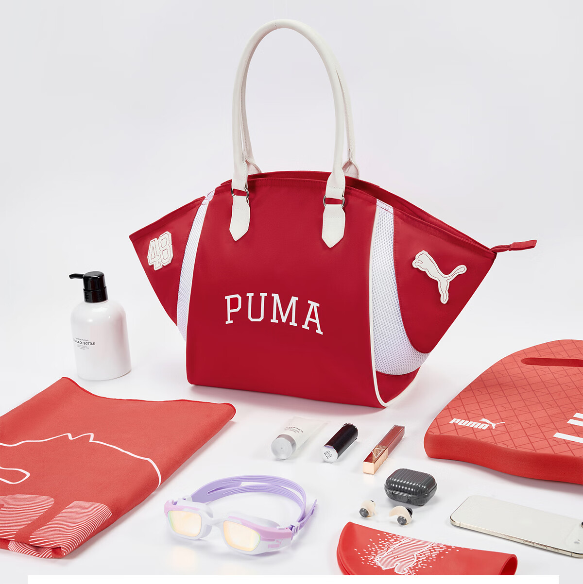 PUMA Swimming Handbag, Large Capacity Shoulder Bag, Wet And Dry Separation, Sports Yoga Lightweight Travel Bag, Fitness Bag, High-End 19