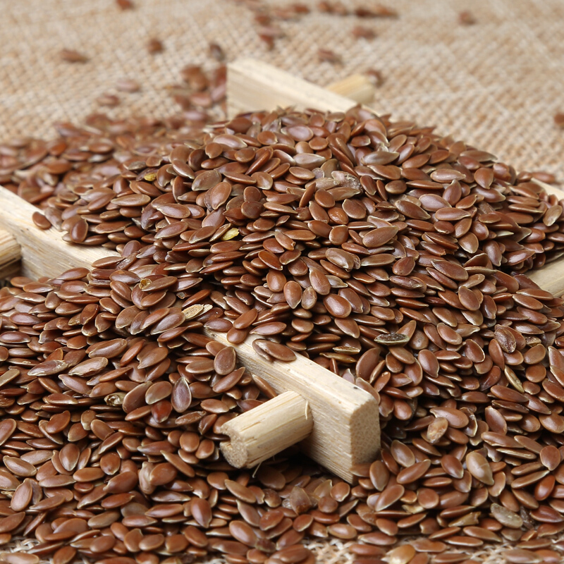 北京同仁堂中药材 亚麻籽 亚麻子 大胡麻 胡麻子 亚麻仁 胡麻仁 500克