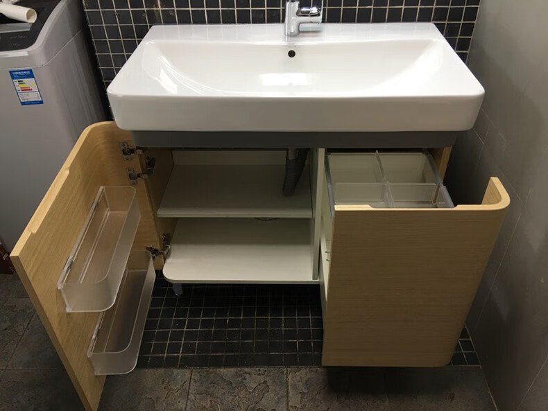 科勒(kohler) 门店同款浴室柜组合洗手台盆柜美式收纳柜洗漱台45764t