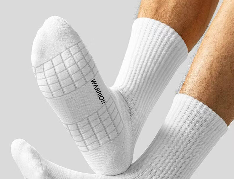 Warrior Sports Socks (6 Pairs) All-Season Running and Badminton Socks Unisex Odor-Resistant Sweat-Absorbing Casual and Basketball Socks 16