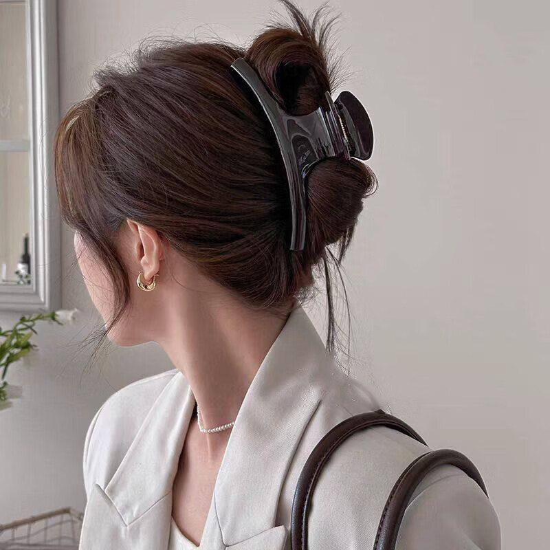 Dongyi Premium Wave Hair Claw Clip for Women 2026 New Large Shark Clip for Thick Hair Back Hair Clip 6