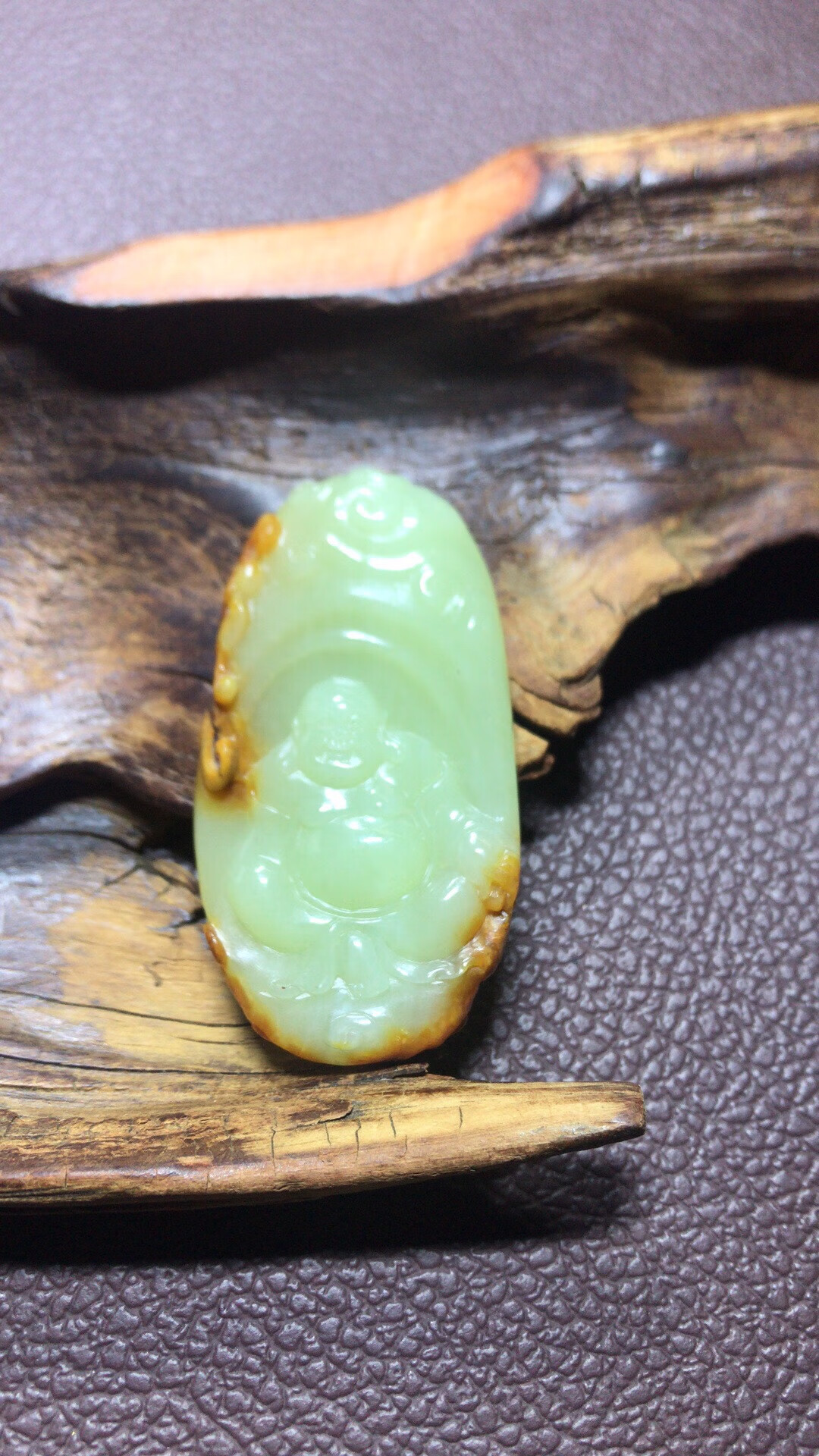 【官方旗舰】骁珑直播专拍私拍无效岫岩河磨玉挂坠黄白老玉挂件析木河