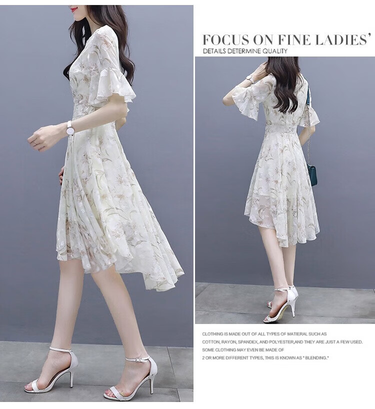 La Chapelle Women's Premium Chiffon Dress | Petite Exclusive | Elegant Beach Dress Versatile Design 17