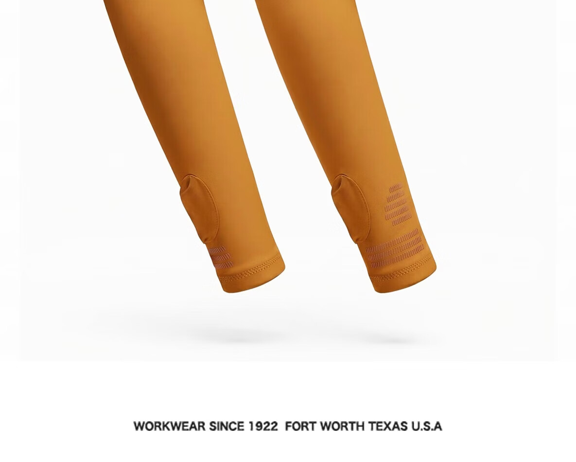 Dickies Sun Protection Ice Sleeves Unisex Lightweight Outdoor Arm Sleeves Cycling UV Protection Ice Silk Sleeve Orange 24
