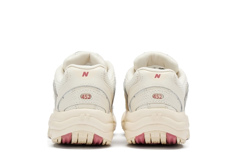 new balance nb22新款女鞋452系列轻便休闲复古运动鞋老爹鞋 白色_wx