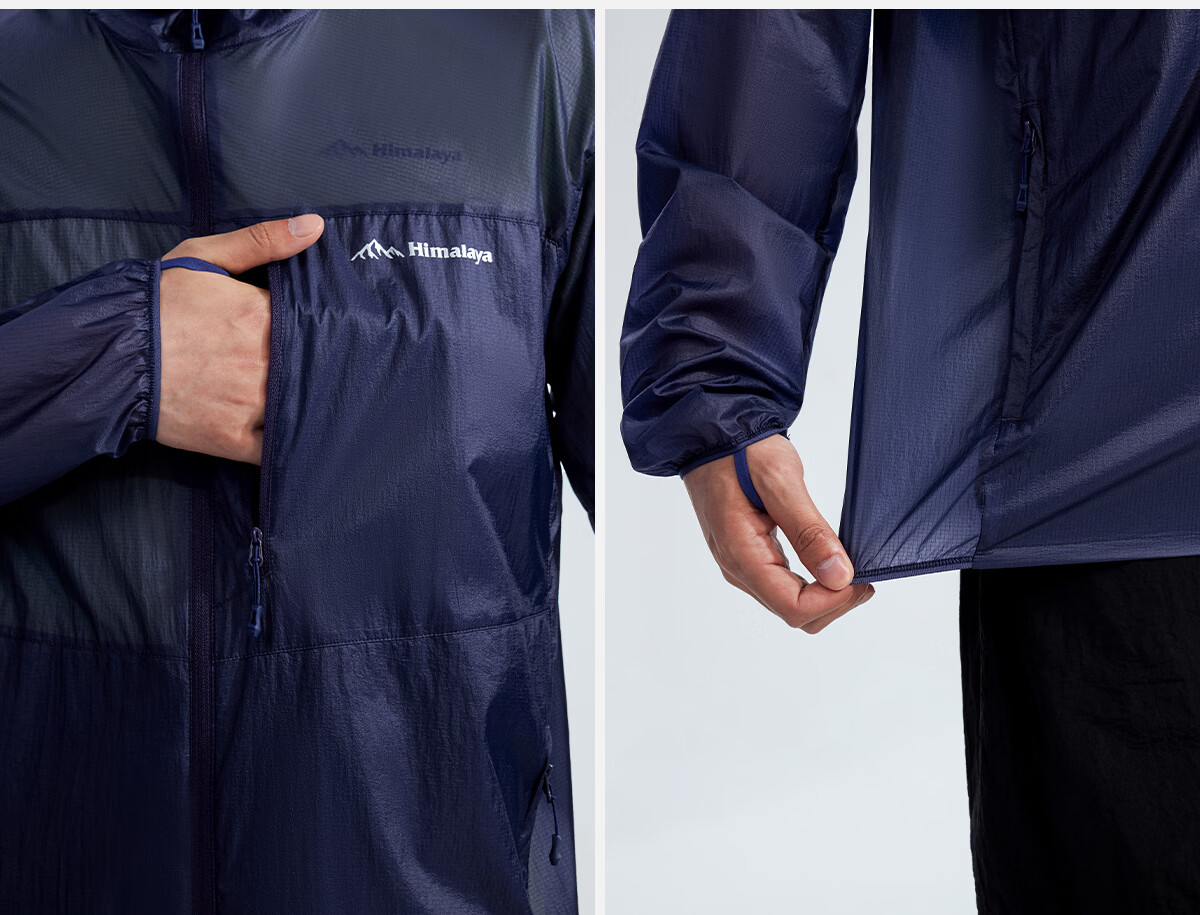Himalaya Wind Wing Trekking Hiking Skin Jacket [UPF50+] Unisex Sun Protection Lightweight Breathable Cooling Jacket 16